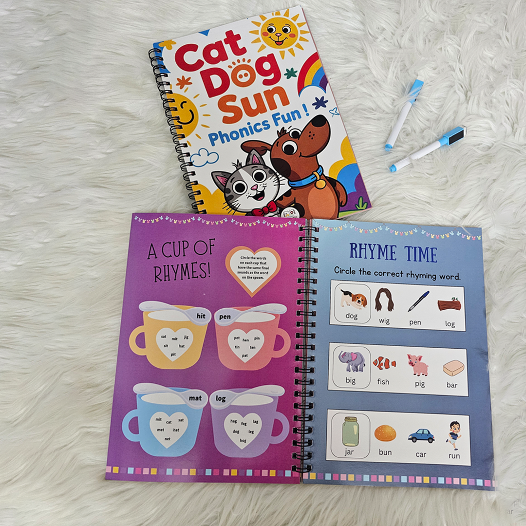 Cat Dog Sun Phonics Fun