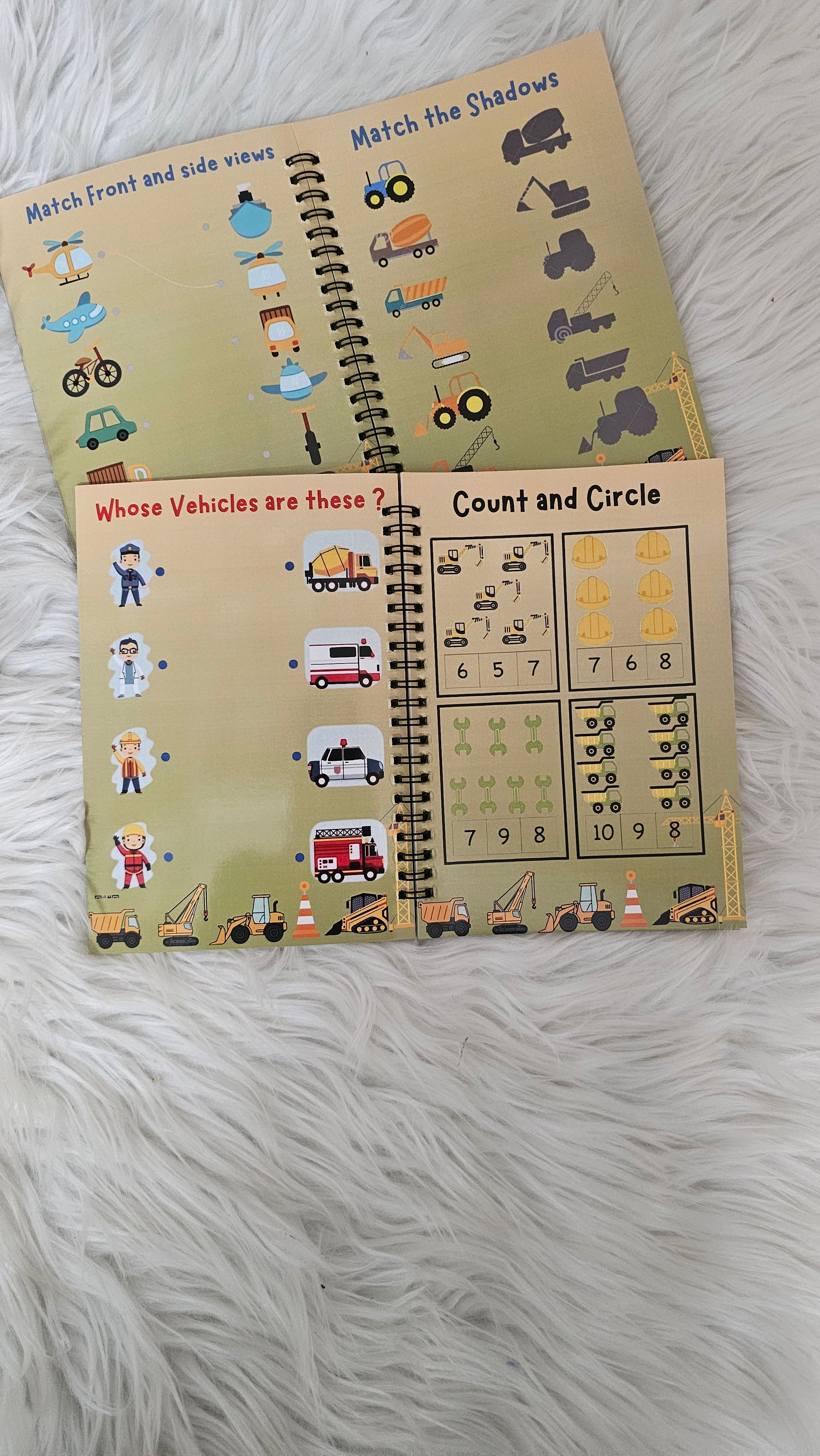 Truckloads of Fun – Under Construction Activity Book