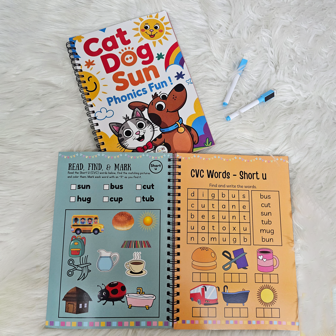 Cat Dog Sun Phonics Fun