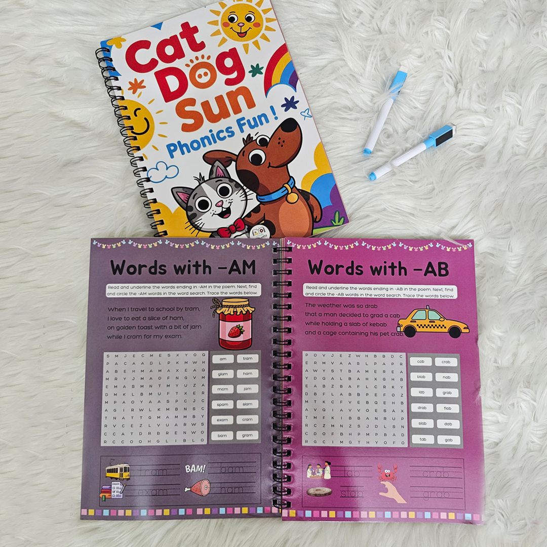 Cat Dog Sun Phonics Fun