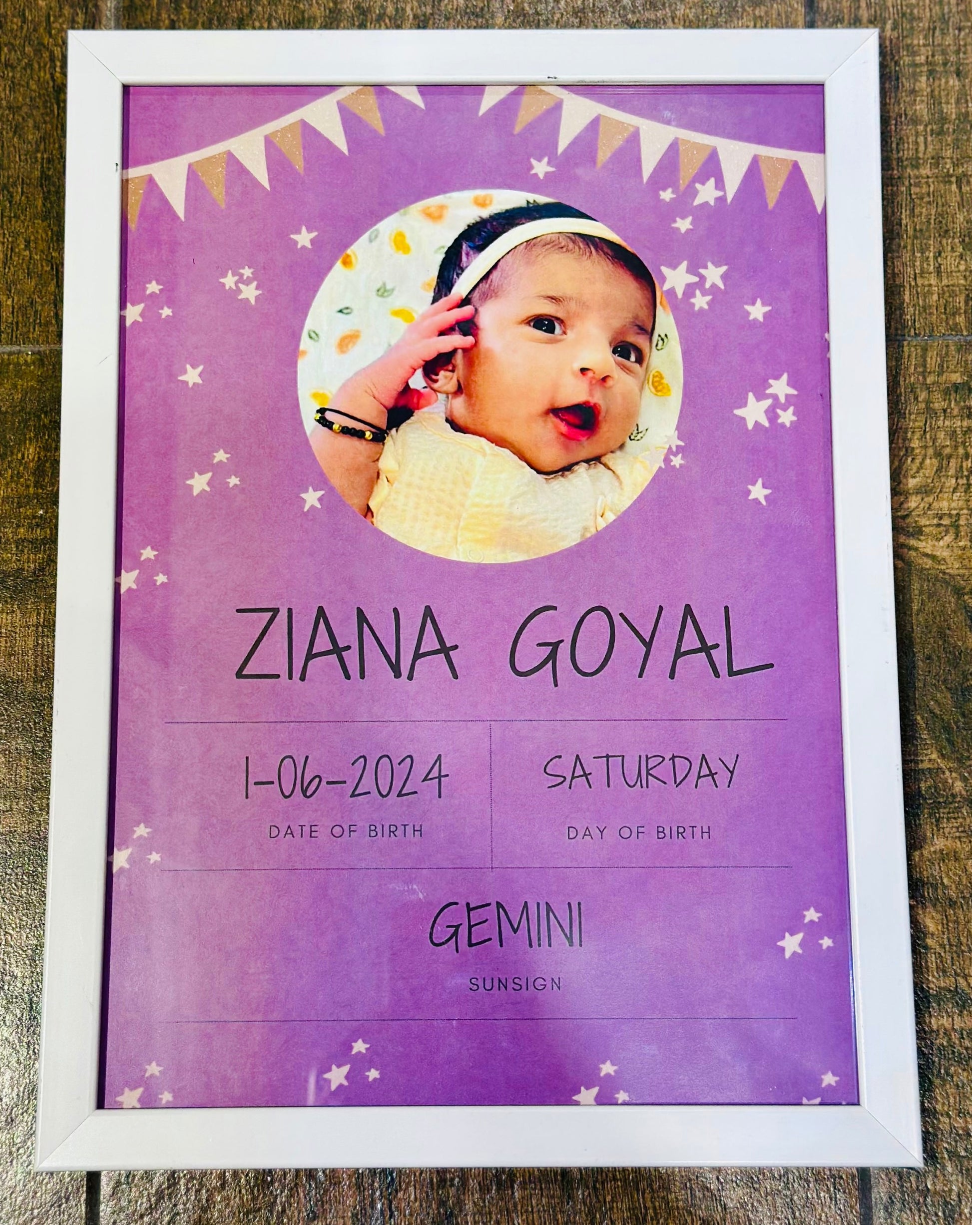 Customized Birth Boards